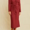 Russo Fleece Dress - Mulberry