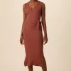 Cornelia Provence Rib Dress - Earth