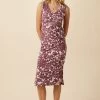 Cornelia Provence Rib Dress - Verona Truffle
