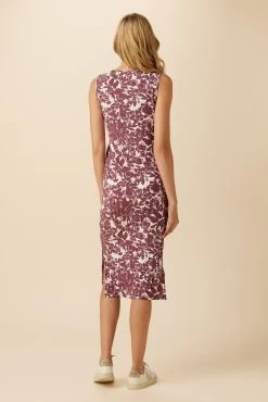 Cornelia Provence Rib Dress - Verona Truffle -Vibe Wardrobe Shop 0082 Cornelia Verona Truffle 3
