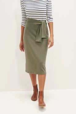 Aria Reverie Terry Skirt - Vetiver