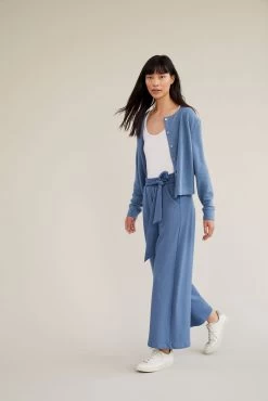 Coco Luxe Fleece Pants -Vibe Wardrobe Shop 0117 Coco Luxe Tempest Blue 04984 web