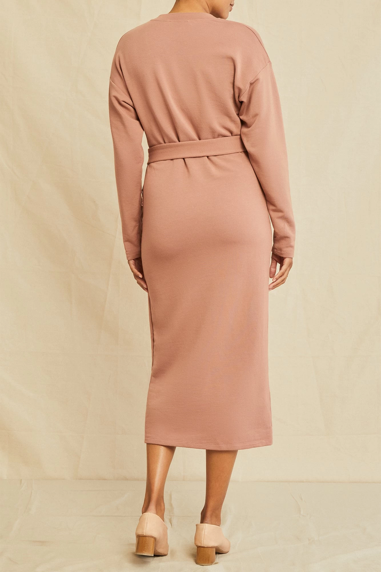 Ava Luxe Fleece Dress - Quartz 3 Ava Luxe Fleece Dress - Quartz - Image 3