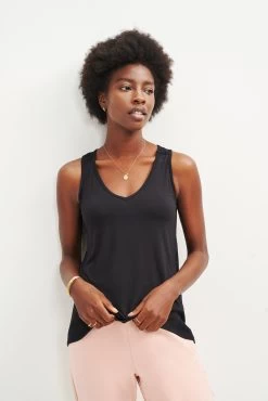 Sabel Dream Knit Tank - Black