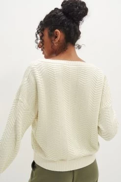 Karina Organic Cotton Cardigan - Mint Ivory - ReAmour -Vibe Wardrobe Shop 0213 Karina Mint Ivory 1274 web 5004b832 2721 45e1 96b2 245f764304dd