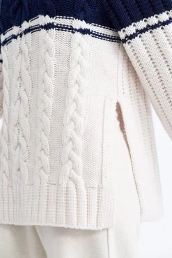 Sena Wool Sweater - Ivory Navy Stripe - ReAmour -Vibe Wardrobe Shop 0214 Sena Ivory Navy Stripe 0599 web 73431afc 836c 4051 96f2 e02a900b16b6