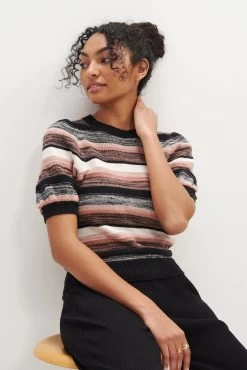 Audre Sweater Tee - ReAmour -Vibe Wardrobe Shop 0216 Audre Melange Stripe 5578 web a3c31a15 c490 4212 b23e 27dd5f4f234e