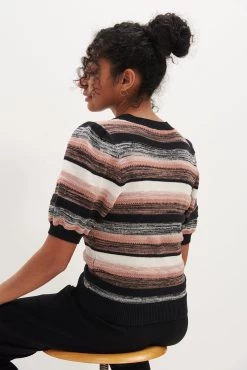 Audre Sweater Tee - ReAmour -Vibe Wardrobe Shop 0216 Audre Melange Stripe 5616 web 5494af54 11b6 491c a89d 905e1f7eefe3