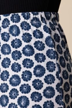 Vindy Reverie Knit Skirt - Calico Navy -Vibe Wardrobe Shop 0220 Vindy Calico Navy 5