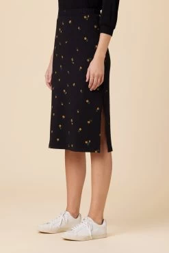 Vindy Reverie Knit Skirt - Positano -Vibe Wardrobe Shop 0220 Vindy Reverie Positano 2