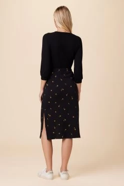 Vindy Reverie Knit Skirt - Positano -Vibe Wardrobe Shop 0220 Vindy Reverie Positano 3