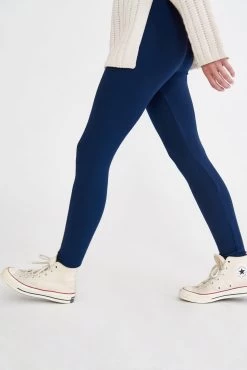 Magda Dream Rib Leggings -Vibe Wardrobe Shop 0260 Magda Dream Rib Ocean 1329 web