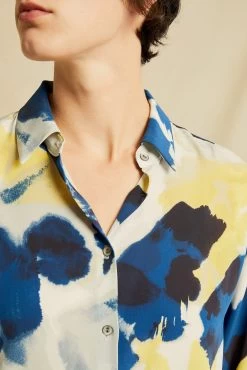 Bixby Washable Silk Blouse - Dusk -Vibe Wardrobe Shop 0263 Bixby Dusk Print 5168 web daee310a f02e 4287 95a7 d115ea161b0c