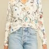 Bixby Washable Silk Blouse - Luca Print