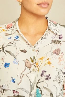 Bixby Washable Silk Blouse - Luca Print -Vibe Wardrobe Shop 0263 Bixby Luca 1004 web 0217b947 a60d 449b 85c6 8047ed220c4d