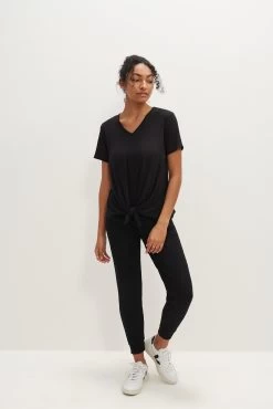 Archie Dream Knit Tee - Black