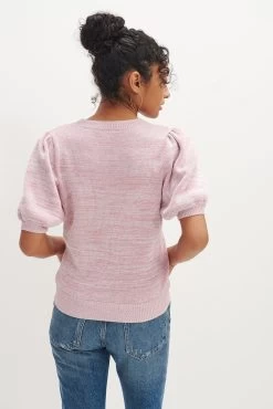 Audre Sweater Tee - ReAmour -Vibe Wardrobe Shop 0303 Audre Marle Pink Marle 0416 web 2a5ab618 98b4 403f bd41 d56923edb5eb