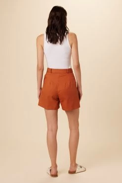 Milo Femme Fête Short - Terracota -Vibe Wardrobe Shop 0341 Milo Short Terracotta 3