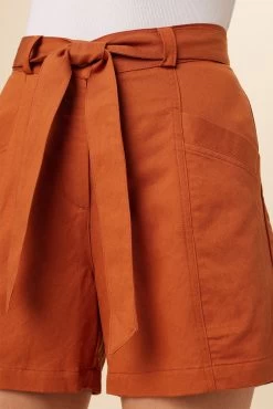 Milo Femme Fête Short - Terracota -Vibe Wardrobe Shop 0341 Milo Short Terracotta 4