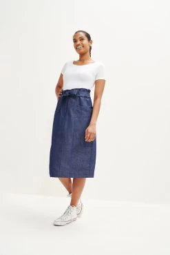 Romy Denim Skirt 17 Romy Denim Skirt -Vibe Wardrobe Shop 0342 Romy Denim 0431 web