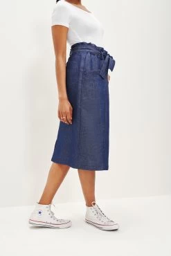 Romy Denim Skirt 14 Romy Denim Skirt -Vibe Wardrobe Shop 0342 Romy Denim 0454 web