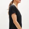 Wray Silken Modal Tee - Black