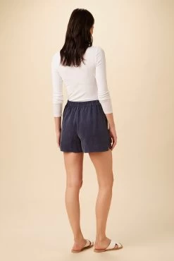 Palo Cottonseed Cupro Short - Ocean -Vibe Wardrobe Shop 0352 Palo Ocean 3