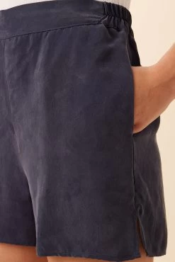 Palo Cottonseed Cupro Short - Ocean -Vibe Wardrobe Shop 0352 Palo Ocean 4