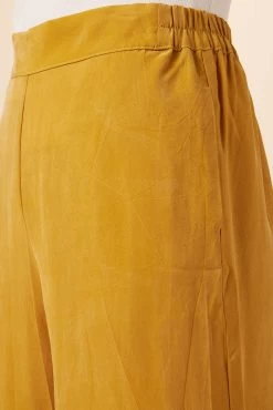 Sol Cottonseed Cupro Pant - Chai -Vibe Wardrobe Shop 0353 Sol Chai 4