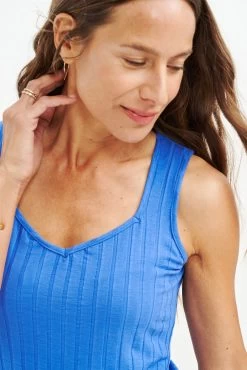 Bettina Ribbed Tank - Lapis - ReAmour -Vibe Wardrobe Shop 0384 Bettina Lapis 1483 web 31057aaf 162c 4755 a680 ceee57dbbe4f