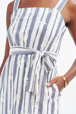 Jameela Upcycled Dress -Vibe Wardrobe Shop 0457 Jameela Summer Stripe 0972 web