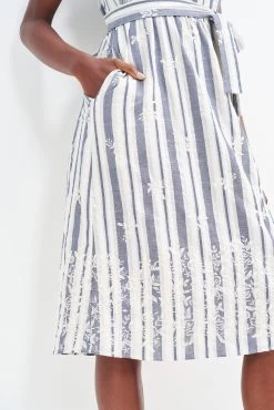 Jameela Upcycled Dress -Vibe Wardrobe Shop 0457 Jameela Summer Stripe 0988 web