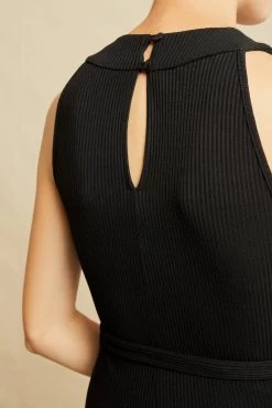 Maja Paris Rib Jumpsuit - Black -Vibe Wardrobe Shop 0475 Maja Black 0793 web 5e6920d6 84bc 4a81 aae9 26d4a995ae3f