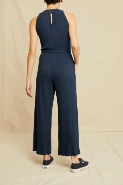 Maja Paris Rib Jumpsuit - Ocean -Vibe Wardrobe Shop 0475 Maja Ocean 0843 web 07315dd0 e51c 47dd abd0 f940e1712a8d