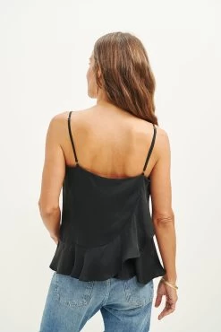 Lisbon Cupro Blouse - Black -Vibe Wardrobe Shop 0491 Lisbon Black 2315 web ca8e8c10 583b 4e25 ae17 01dba04f2eed