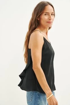 Lisbon Cupro Blouse - Black -Vibe Wardrobe Shop 0491 Lisbon Black 2379 web 1f41bc21 0882 4c1c 8f4a 857967062024