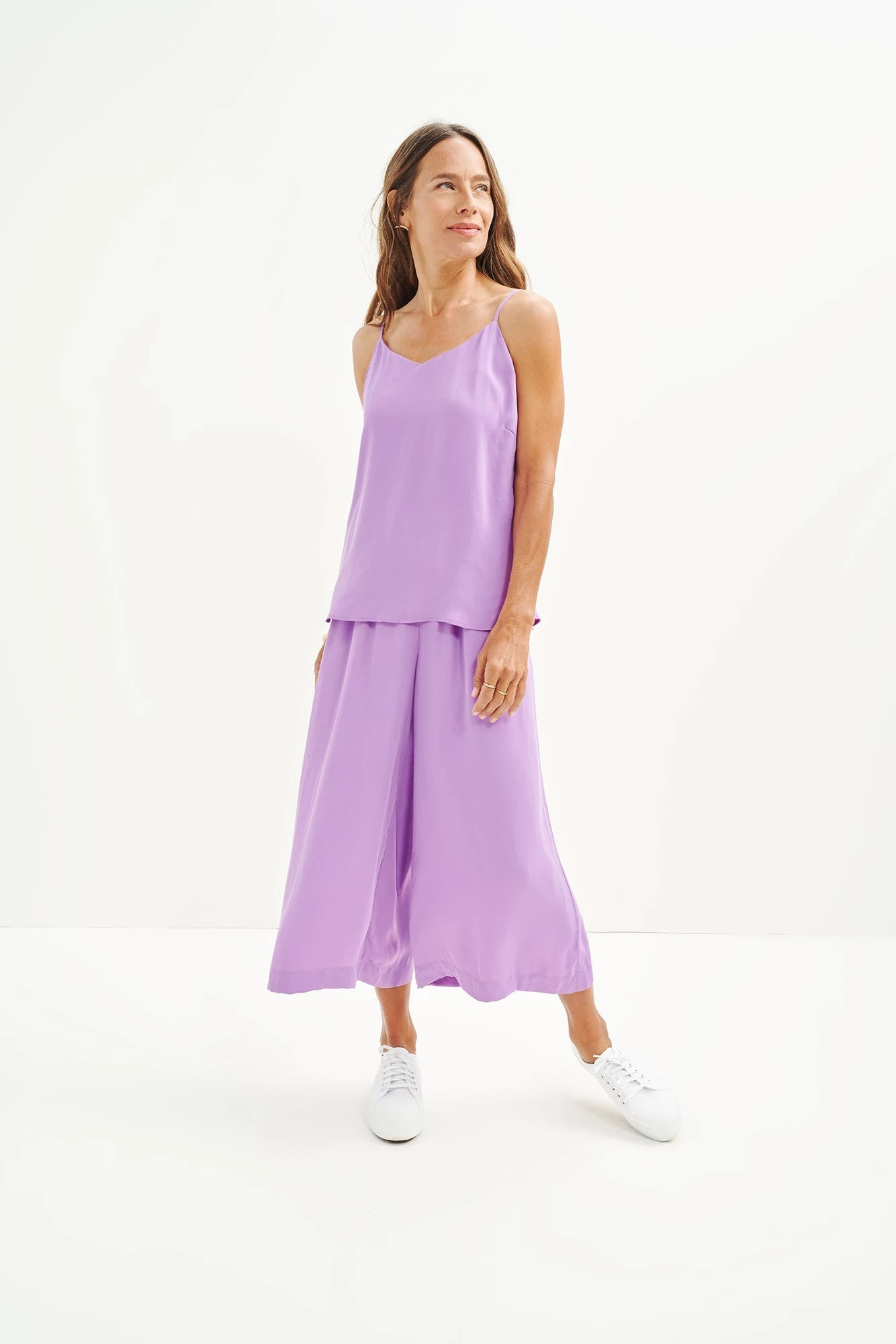 Lisbon Cupro Blouse - Cosmos 1 Lisbon Cupro Blouse - Cosmos