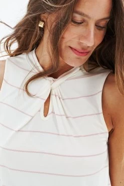 Victoria Dream Knit Top - Havana Stripe Rose 7 Victoria Dream Knit Top - Havana Stripe Rose -Vibe Wardrobe Shop 0492 Victoria Dream Knit Havana Stripe Rose 4001 web a0408d36 0edc 45a5 af58 642709b468b7