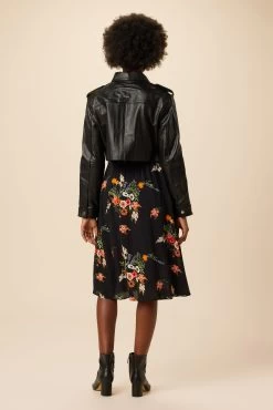 Deadwood Bella Cropped Leather Jacket - Black -Vibe Wardrobe Shop 04 Deadwood Bella Jacket 3