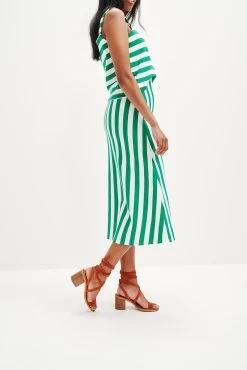 Ramona Upcycled Skirt - Corsica Stripe -Vibe Wardrobe Shop 0507 Ramona Corsica Stripe 0171 web d377b0ec 1882 4839 83fd 3e6119b146b0