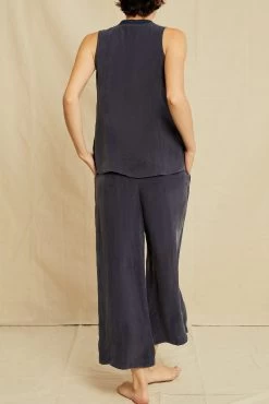 Pippen Mixed Cupro Tank - Ocean - ReAmour -Vibe Wardrobe Shop 0510 Pippen Navy 0471 Web 8af29397 fef5 4e6d bac9 05a5553b376b