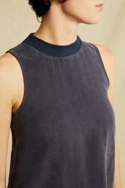 Pippen Mixed Cupro Tank - Ocean - ReAmour -Vibe Wardrobe Shop 0510 Pippen Navy 0535 Web e8ecb778 18d3 4ec0 a199 eb4598cf2829