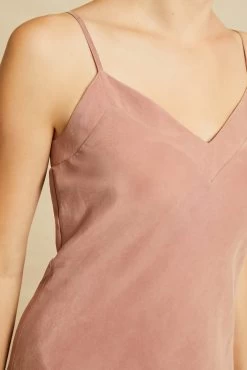 Alessia Cupro Dress - Quartz 8 Alessia Cupro Dress - Quartz -Vibe Wardrobe Shop 0512 Alessia Quartz 1490