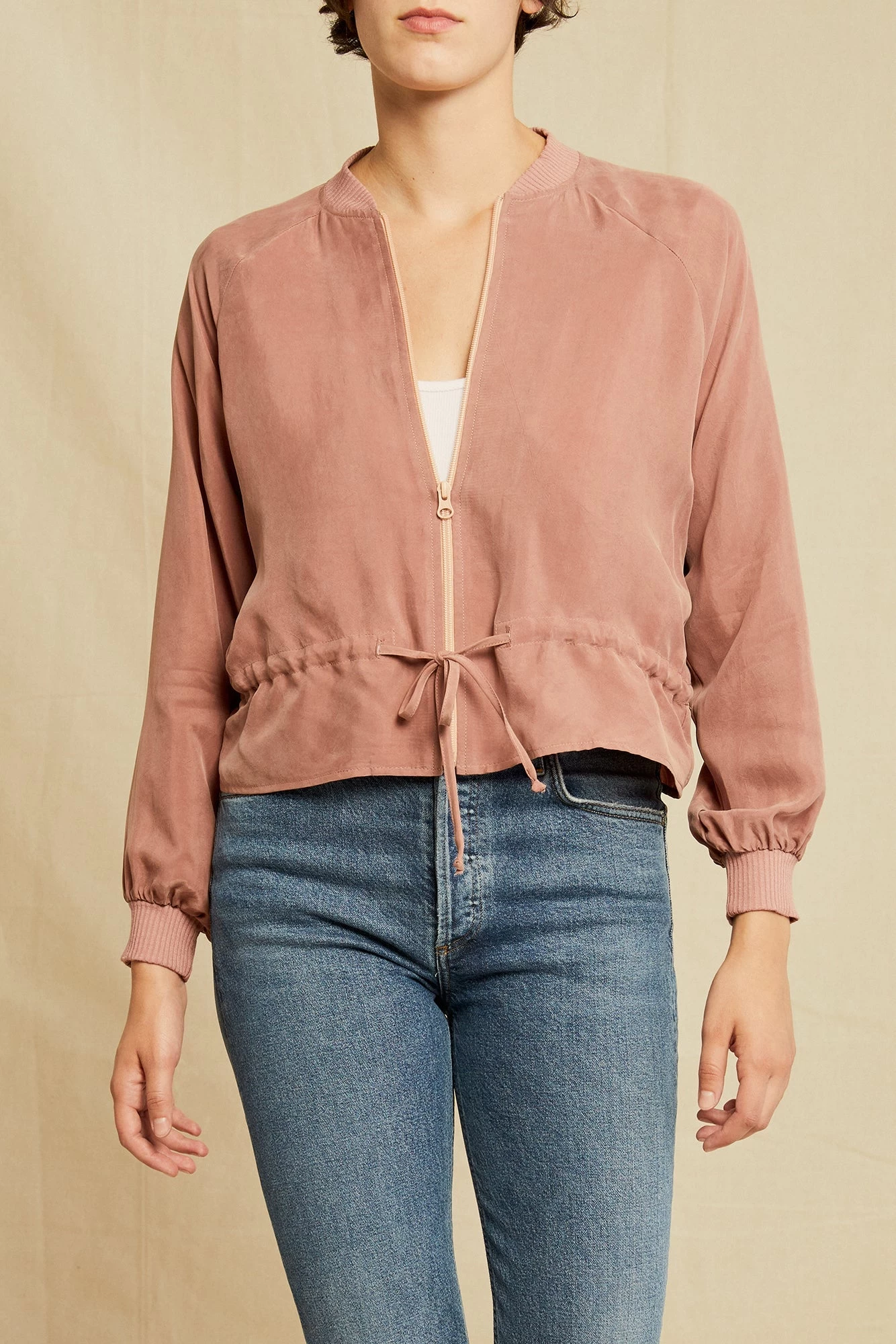 Roux Mixed Cupro Jacket - Quartz 2 Roux Mixed Cupro Jacket - Quartz - Image 2