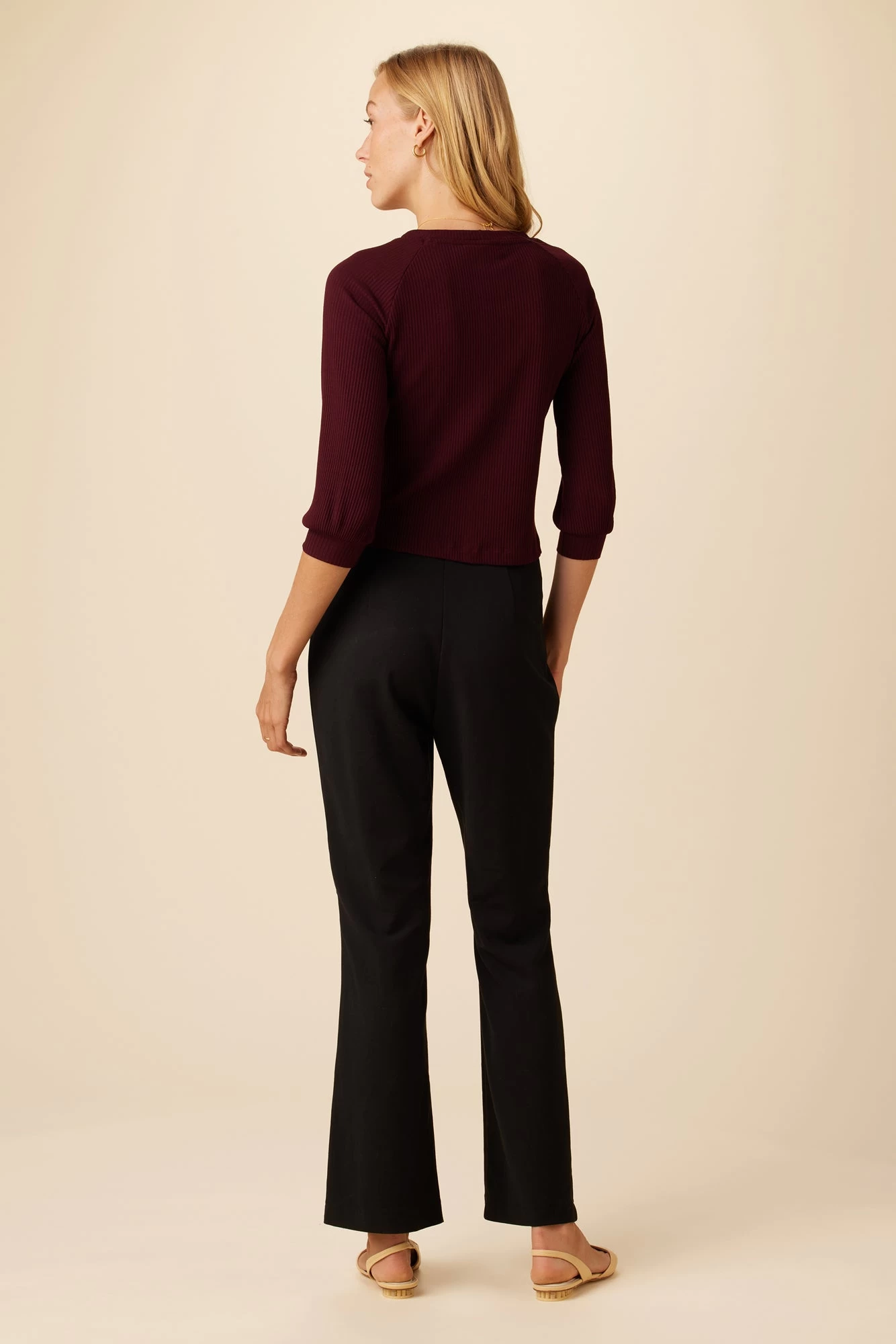 Dia Paris Rib Top - Plum 3 Dia Paris Rib Top - Plum - Image 3