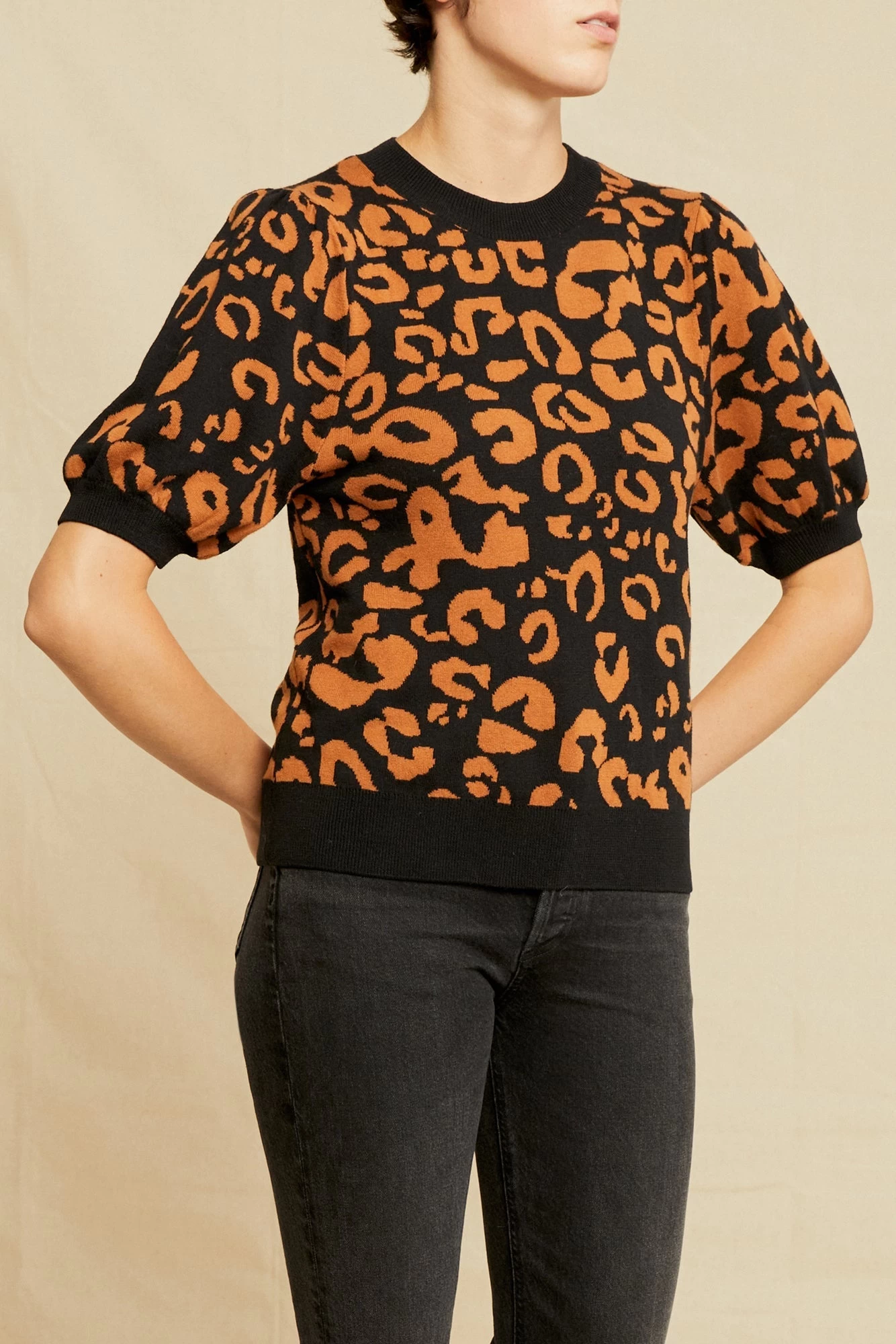 Genesis Sweater - Black And Rust - ReAmour 1 Genesis Sweater - Black And Rust - ReAmour