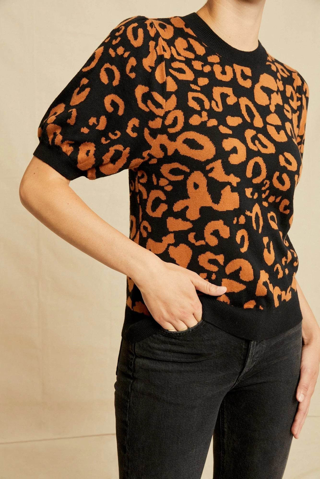 Genesis Sweater - Black And Rust - ReAmour 2 Genesis Sweater - Black And Rust - ReAmour - Image 2