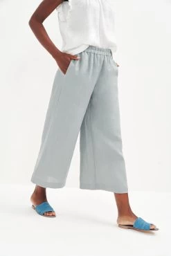 Salice Linen Pants - Eucalyptus -Vibe Wardrobe Shop 0558 Salice Linen Eucalyptus 1280 web 519b95bb 258c 41a6 8804 5d1b37b90a8e
