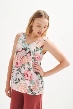 Ninette Upcycled Tank - ReAmour -Vibe Wardrobe Shop 0589 Ninette Upcycled Genoa Floral 0434 web 880125a1 89a1 49df 9deb 7cf30c04c9c6