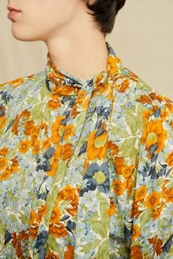 Olivet Ecovero Blouse -Vibe Wardrobe Shop 0608 Olivet Ecovera Veranda Floral 2922 web